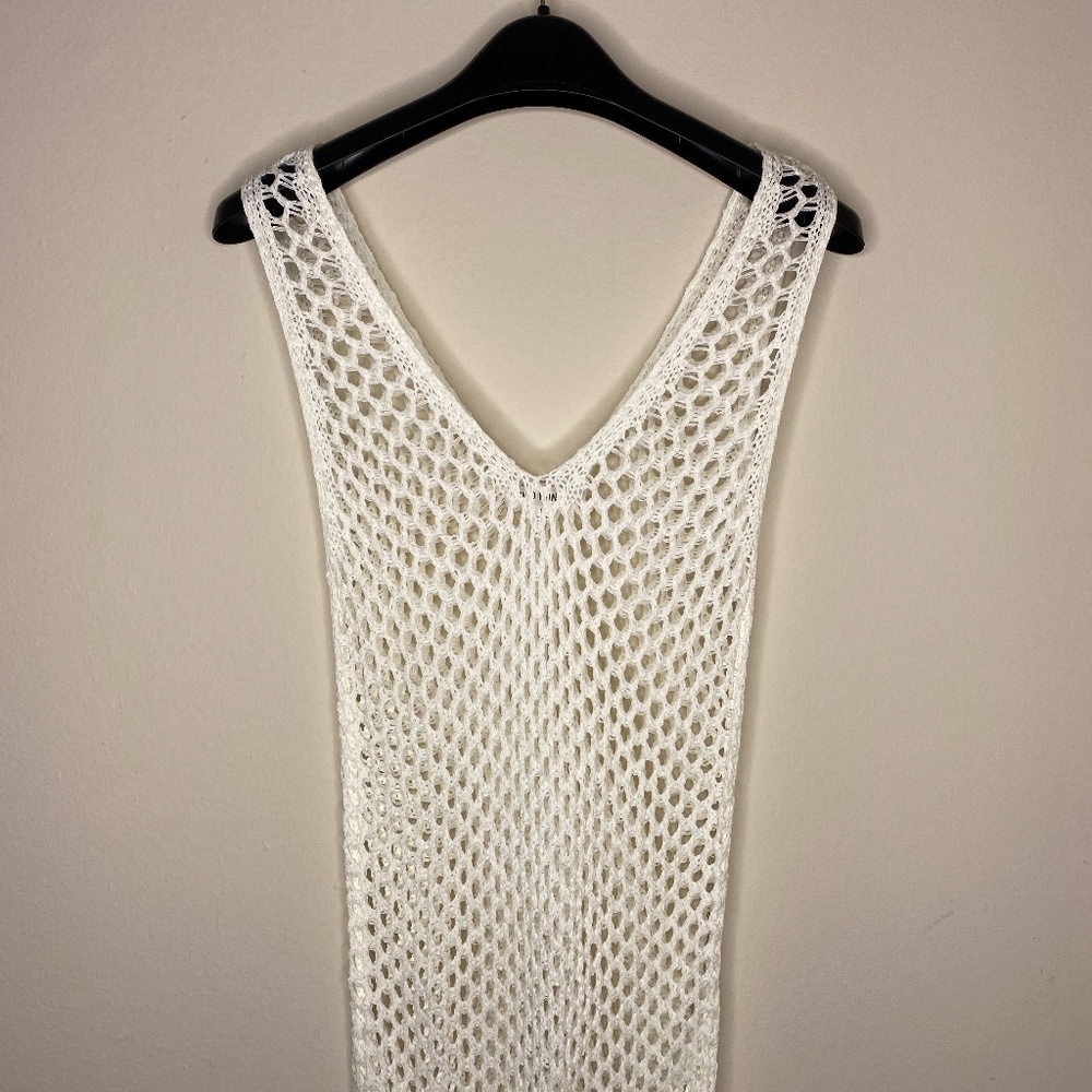 Wild Honey Crochet Fringe Cover Up - Picture 4 of 5